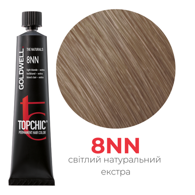 Професійна фарба для волосся Goldwell Topchic 60 мл 8NN світлий блондин екстра 4021609000204 фото