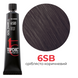 Профессиональная краска для волос Goldwell Topchic 60 мл 6SB серебристый коричневый 4021609000778 фото