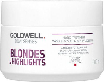 Маска анти-жовта для відновлення освітленого волосся Goldwell Dualsenses Blondes&Highlights 200 мл 4021609061212 фото