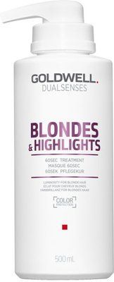 Маска анти-жовта для відновлення освітленого волосся Goldwell Dualsenses Blondes&Highlights 500 мл 4021609061236 фото
